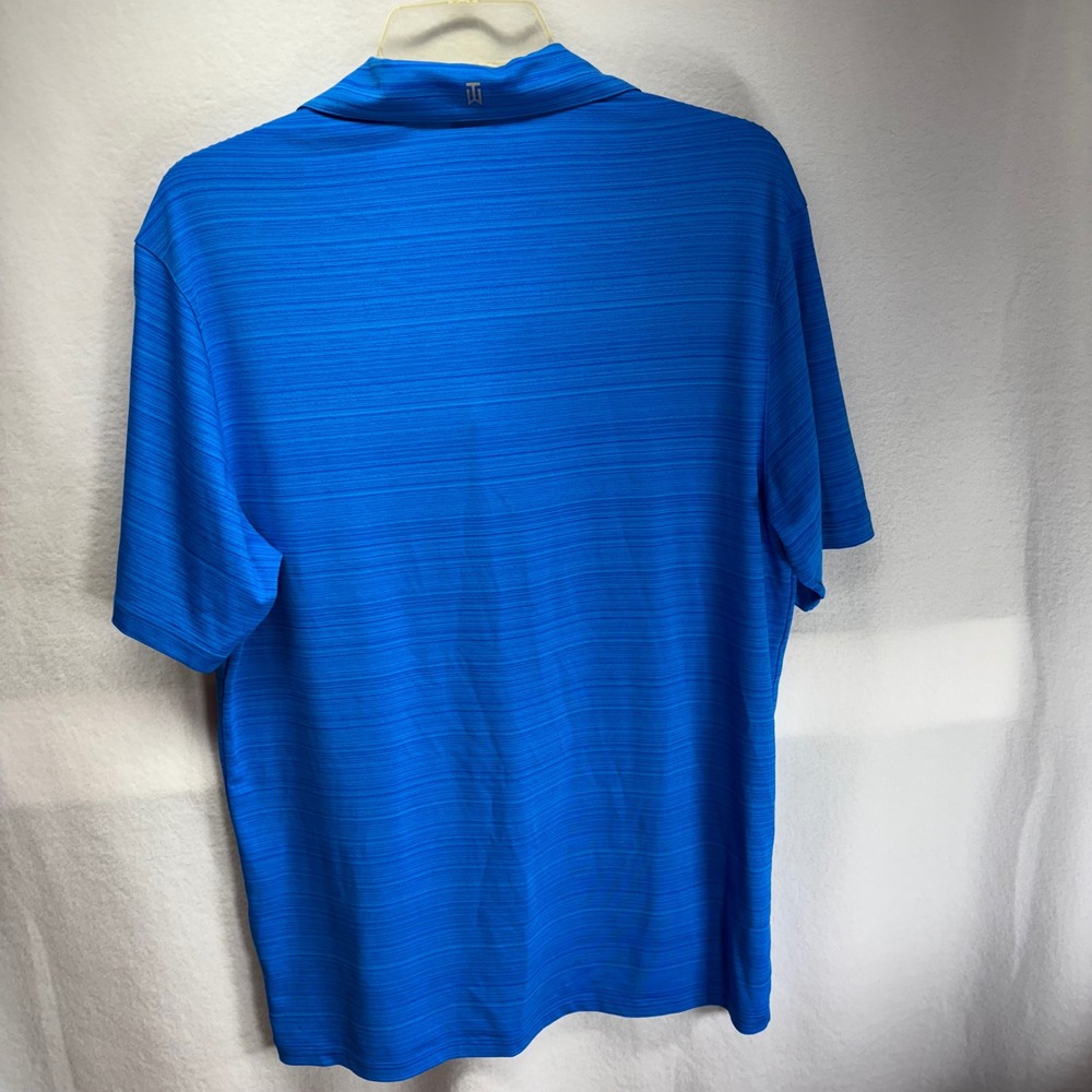 Nike Tiger Woods Collection Dri FIT Golf Polo Shirt Men's Small Blue - Picture 7 of 7